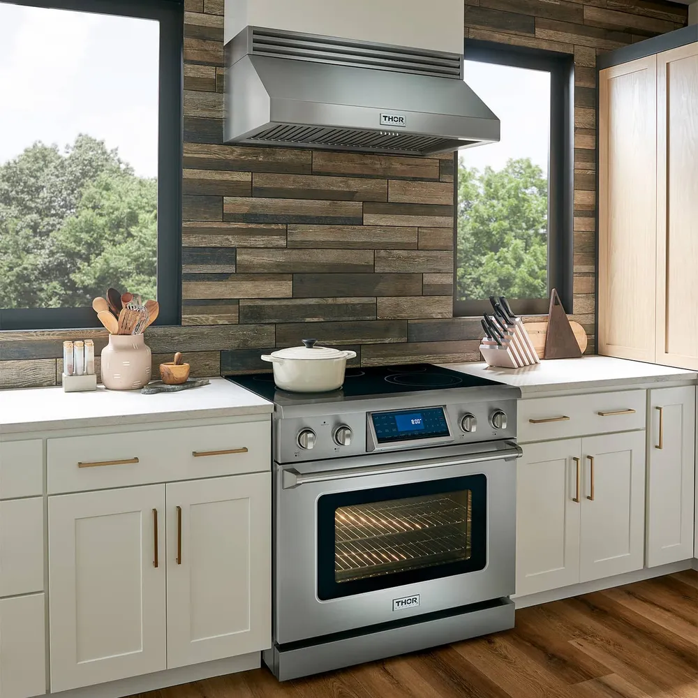 Gamme électrique professionnelle haut de gamme de 36 pouces HRE3601 Thor Kitchen