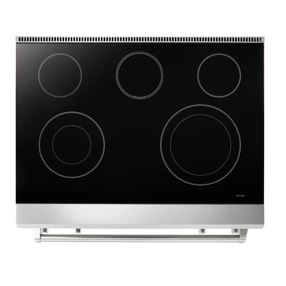 Gamme électrique professionnelle haut de gamme de 36 pouces HRE3601 Thor Kitchen