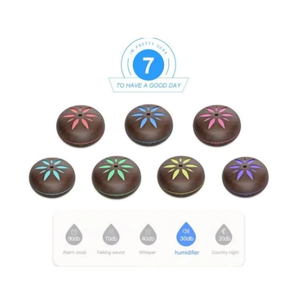 TD® Télécommande mécanique humidificateur à double usage 500ML domestique à grande capacité purificateur d'air diffuseur d...
