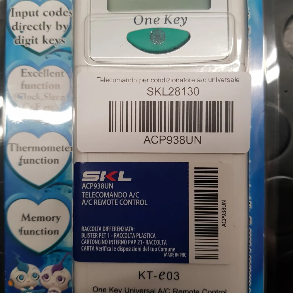 Télécommande pour universel un conditionneur kt-e03 skl