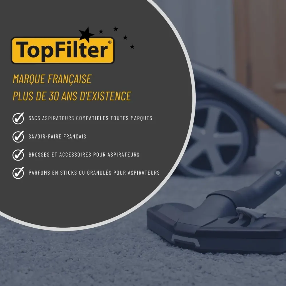 Ensemble de 20 parfums pour aspirateur senteur lavande TopFilter Top Filter