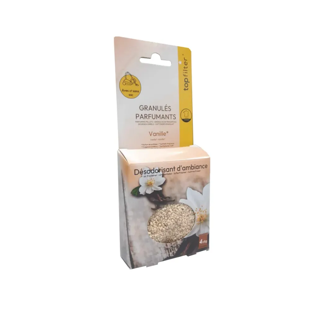Sachets de granulés de parfum pour aspirateur à la vanille TopFilter Top Filter