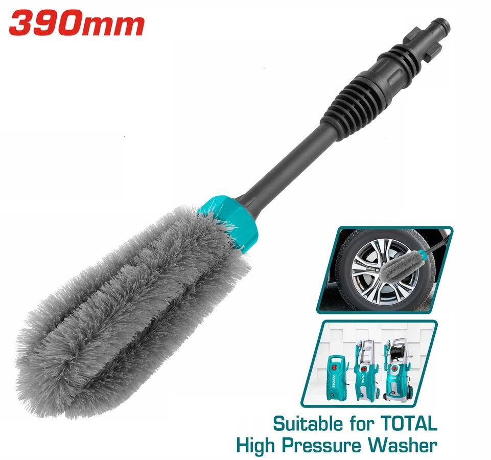 Brosse de Roue TOTAL TGTWB1781 – 390mm pour Nettoyeur Haute Pression