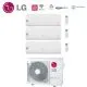 LG Trial Split Inverter Climatiseur Libero Smart 7 + 7 + 12 Series avec MU3R21 R-32 7000 + 7000 + 12000 Wi-Fi intégré
