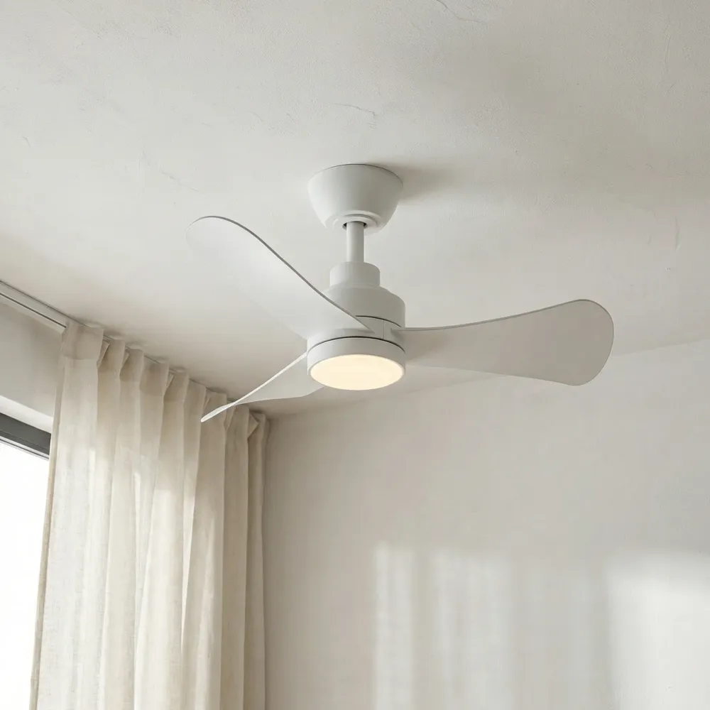 Truqueta Ventilateur de Plafond 83 cm – compact avec lumière LED