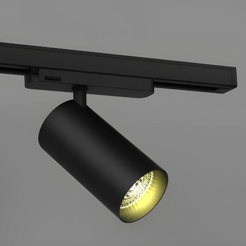 Spot LED sur Rail COB Triphasé 20W 36° Noir - Garantie 5 ans Tsong