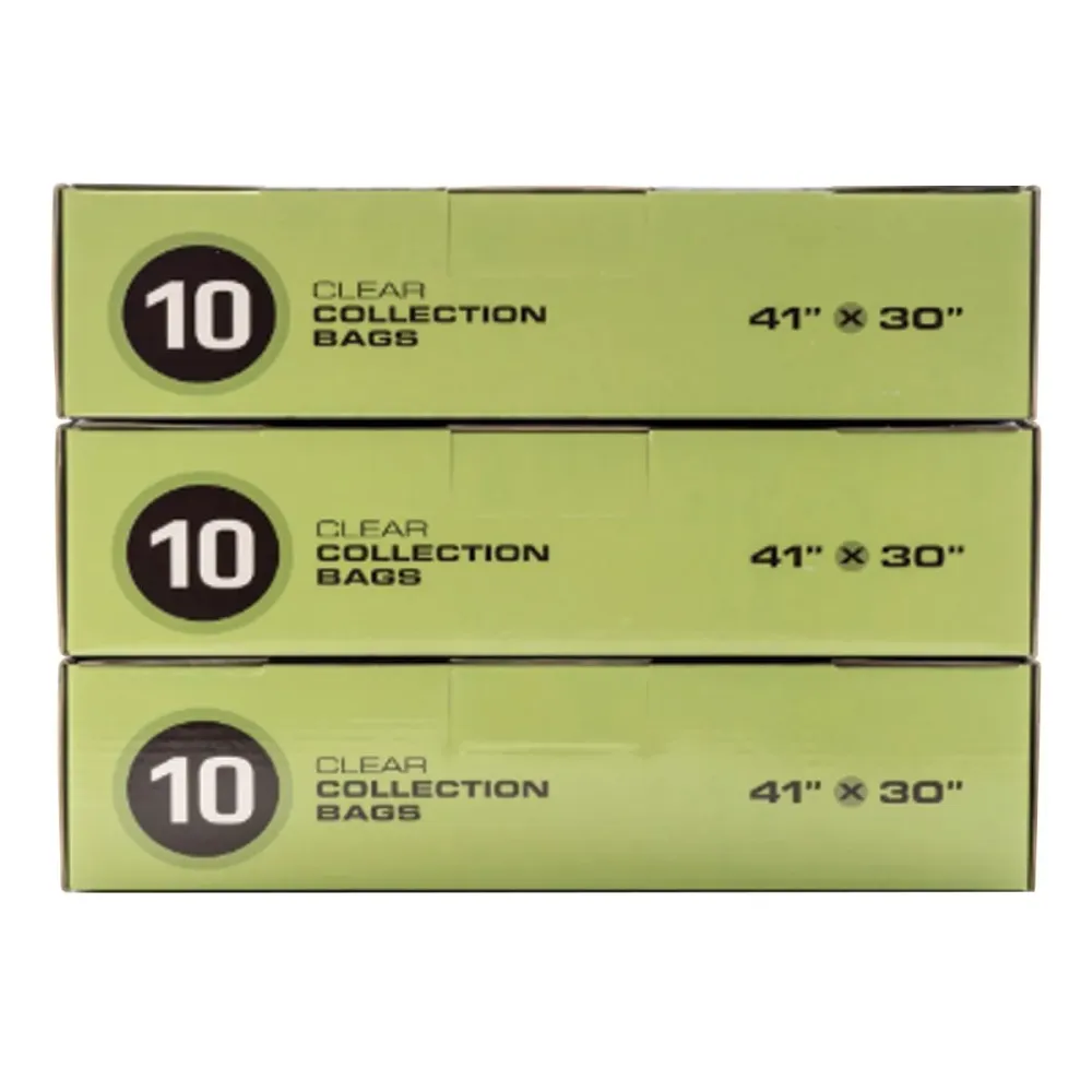 Twister T2 Sac d'aspirateur transparent 5mil (3x10 - Pk)