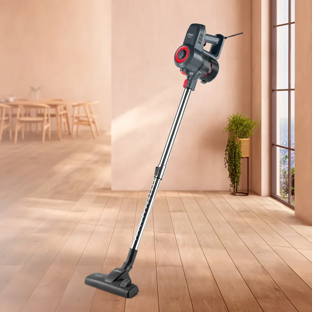 Aspirateur Balai Tropical 600W Filaire - Système Cyclonique Filtre HEPA UFESA