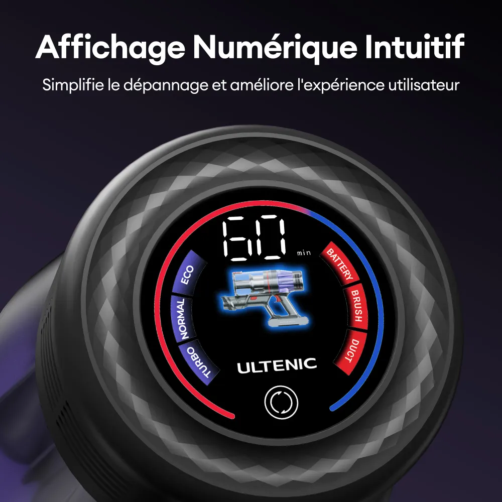 Ultenic Aspirateur Balai Sans Fil U16 Flex