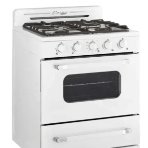 Unique 30" Classic Retro Propane Off-Grid Range (Battery Ignition) SCRATCH & DENT