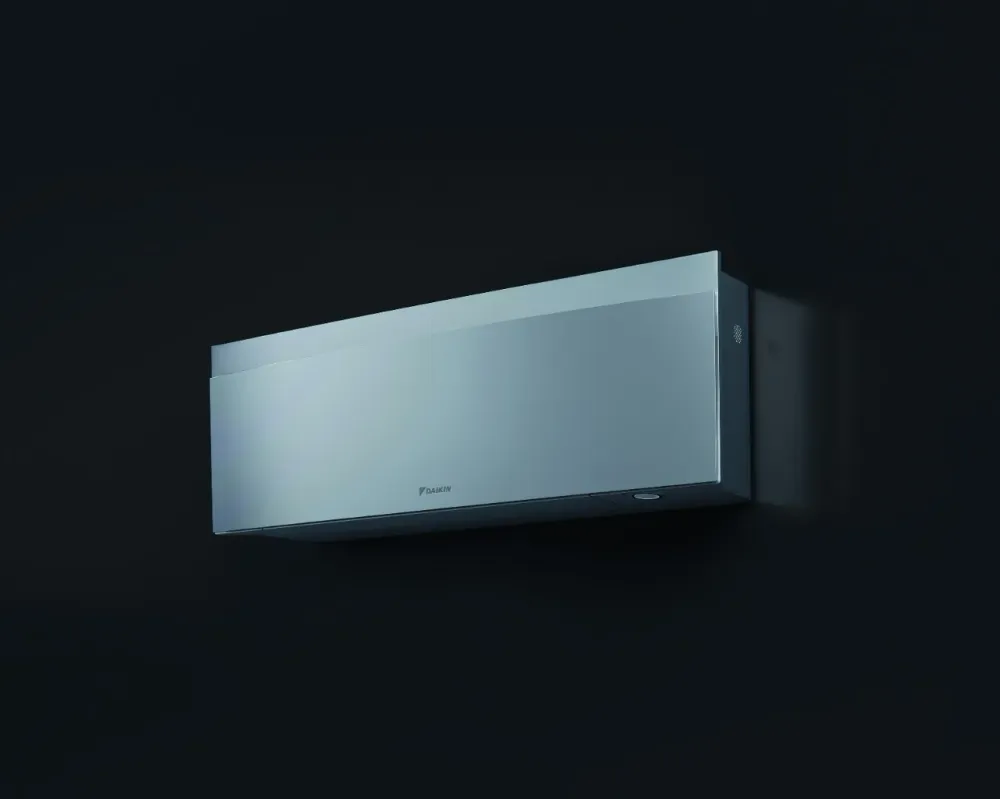 Unité Intérieure Murale Daikin Série Bluevolution Emura Silver Iii 9000 Btu Ftxj25as R-32 Wi-Fi Intégré Couleur Argent