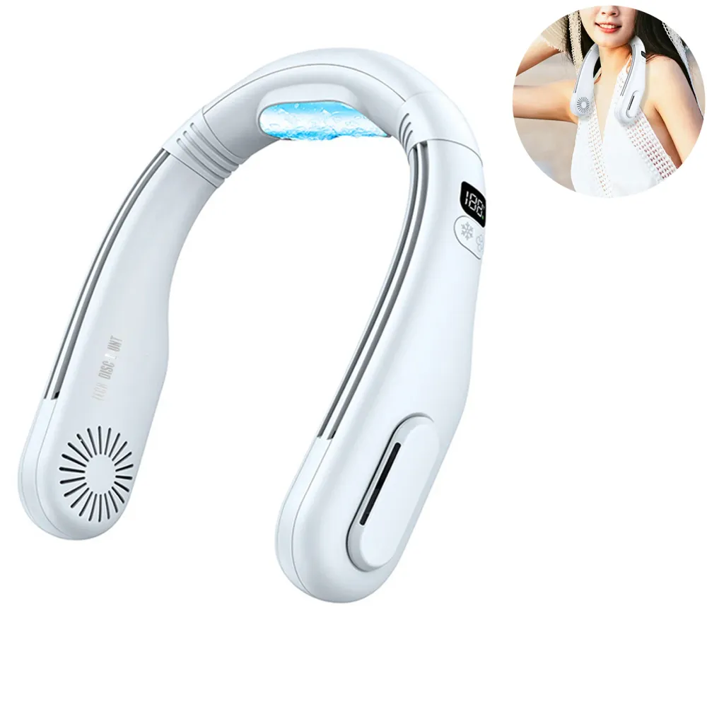 USB réfrigération suspendu cou ventilateur portable charge petit ventilateur extérieur muet sport climatisation ventilateur