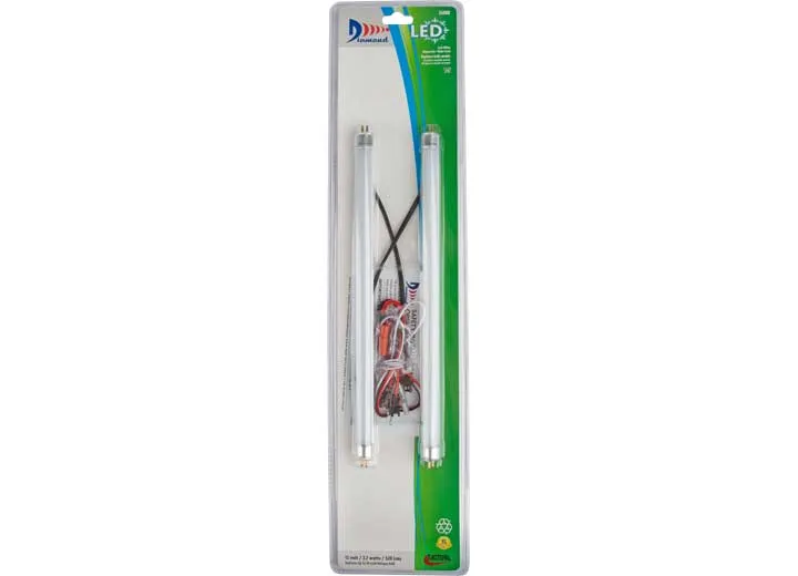 NEON LED 12'' T-5 FLUO 520 LUMENS Blanc Froid 2PK Valterra