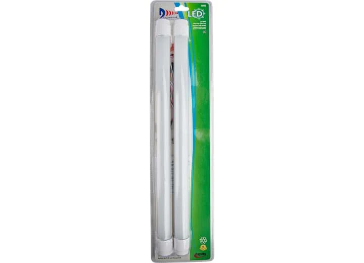 NEON LED 18'' T-8 FLUO 520 LUMENS Blanc Chaud 2PK Valterra