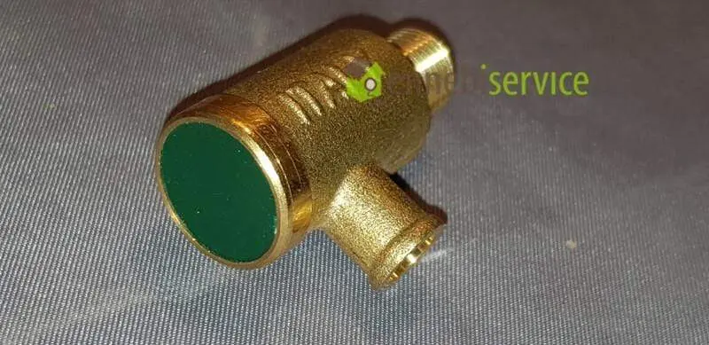 Vanne de sécurité à capuchon vert 9,4 ± 0,4 bar Mv80