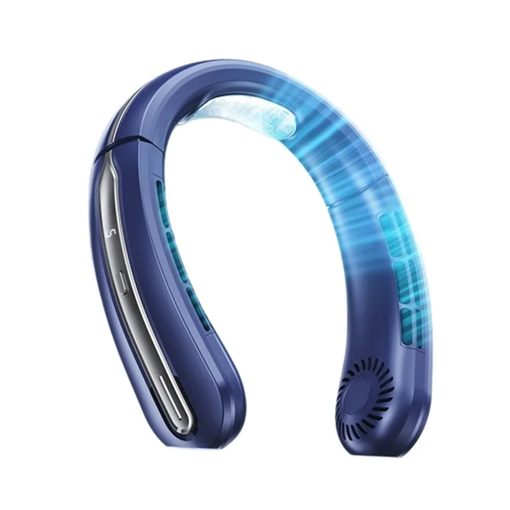Ventilateur 1200 mah réglage à 5 vitesses avec affichage numérique LED réglable sur deux axes réduction du bruit portable...