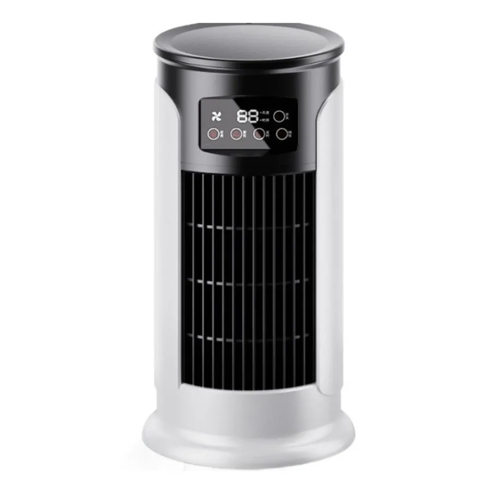 Ventilateur 30cm Réservoir d'eau de 300 ml 6 vitesses de ventilation Prise USB Minuterie Modèle de bureau d'été Mini Venti...