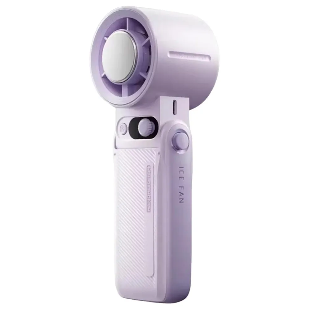 Ventilateur 6000mah 6,2 x 5,7 x 17,8 cm 199 vitesses pliable et portable conception anti-bruit affichage numérique intelli...