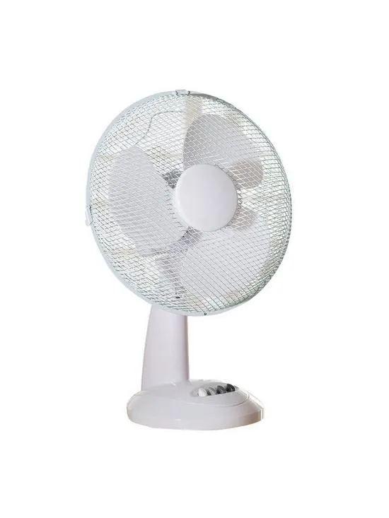 Ventilateur de bureau Daewoo 12", blanc - COL1256