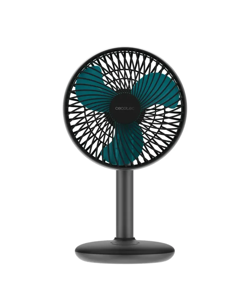 Ventilateur de bureau portable 4000mAh contrôle tactile 4 vitesses Cecotec