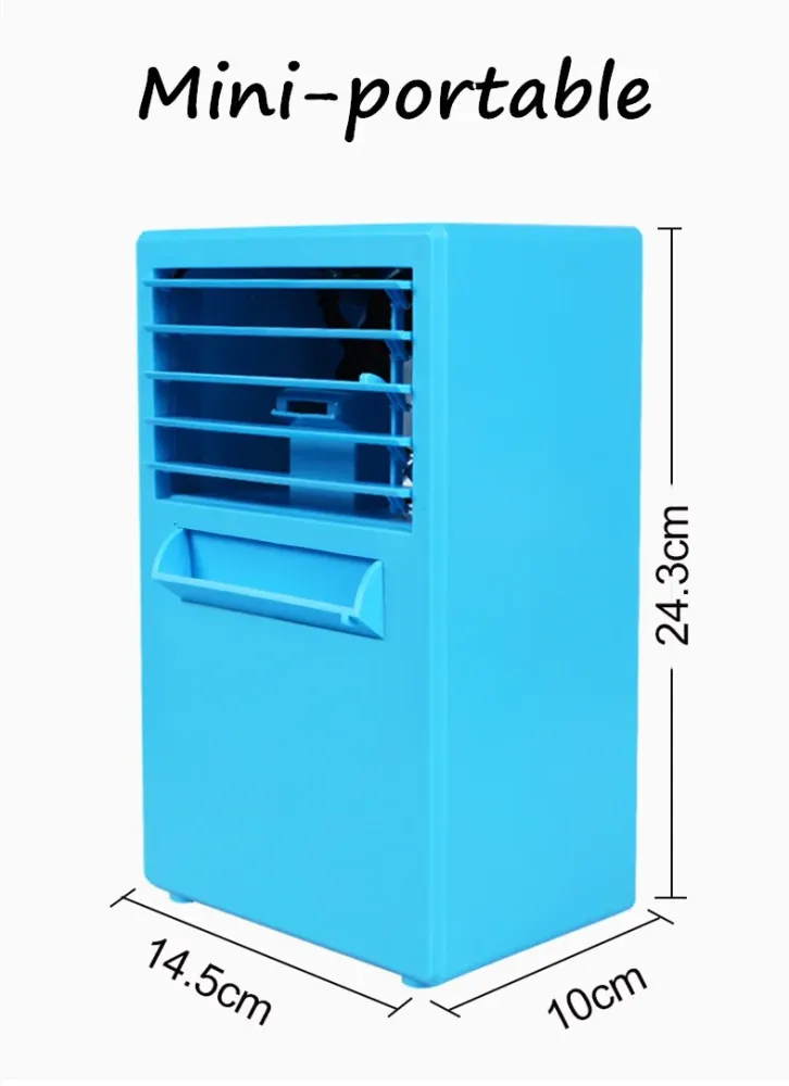 TD® Ventilateur de bureau-créatif nouveau style-spray humidification-climatisation ventilateur-arrêt automatique