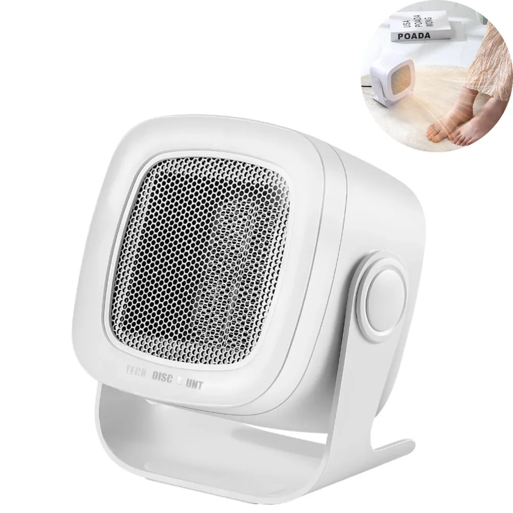 Ventilateur de chauffage domestique, chauffage portable, électrique, petit ventilateur d'air chaud de bureau, chauffage ra...