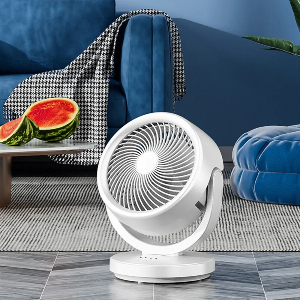 Ventilateur de circulation d'air USB charge bureau bureau ventilateur électrique petit ventilateur vent muet petit ventila...
