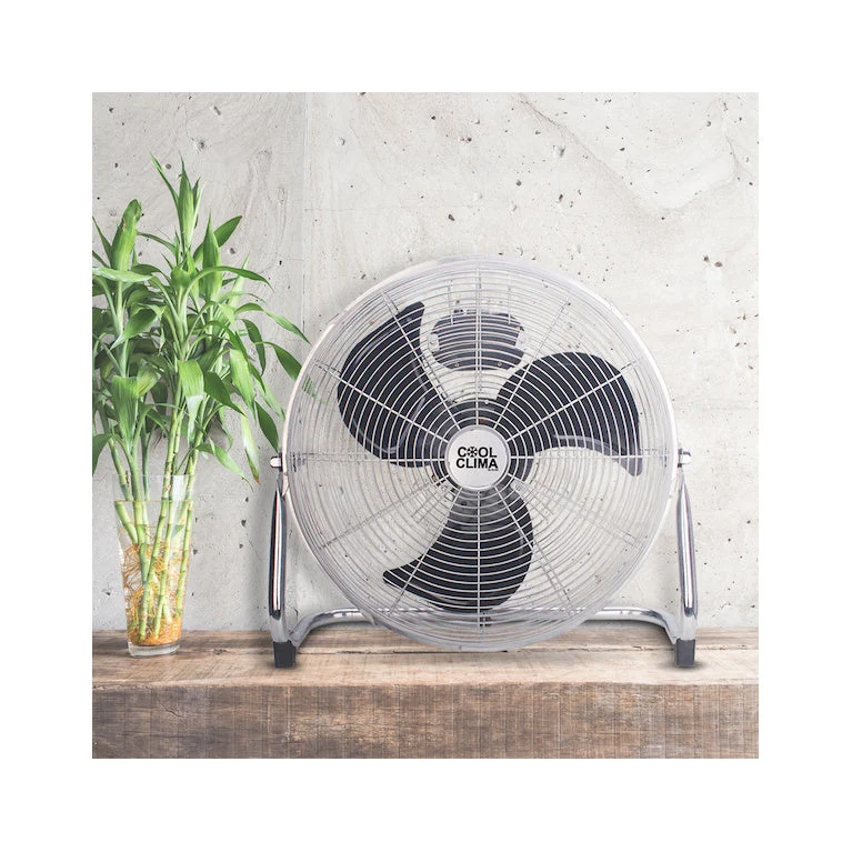 Ventilateur métallique 100W – 40 cm – Ultra puissant, 3 vitesses, tête orientable