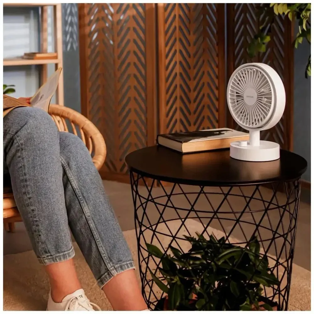 Ventilateur portable Cecotec EnergySilence 2000 Batterie 2000 mAh Oscillation et inclinaison
