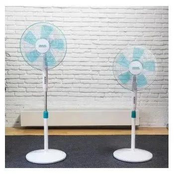 ventilateur sur pied 40 w 40 cm hauteur réglable blanc energysilence 500 cecotec