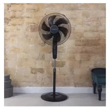 ventilateur sur pied oscillant 70 w 45 cm noir télécommande energysilence 610 cecotec