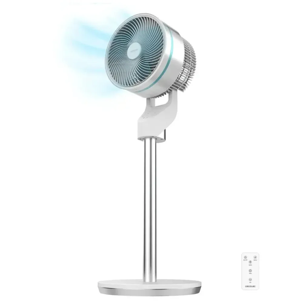 Ventilateur sur pied 60 W Smart commande tactile oscillation minuterie Cecotec