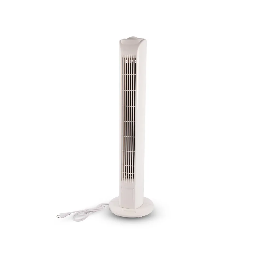 Ventilateur tour blanc puissant | 45 W | 220-240V/50HZ | 3 vitesses | 3 modes d'oscillation | Ventilateur sur pied pour un...