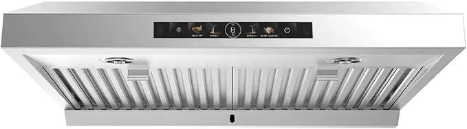 Hotte aspirante Vesta Albany en acier inoxydable à installer sous une armoire | 860 pi³/min | 76 cm | Nettoyage facile