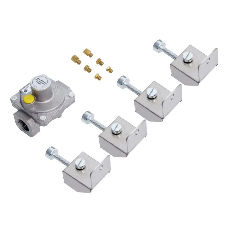 Table de cuisson à gaz professionnelle en acier inoxydable Vesta Vermont 36 po