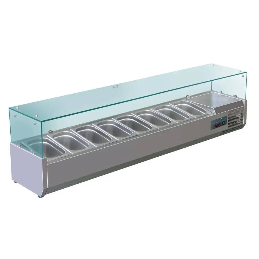 Vitrine À Ingrédients Réfrigérée Polar Série G 8X Gn1/4