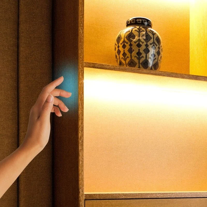 Interrupteur Invisible à Effleurement Dimmable DC12-24V Noir VTAC