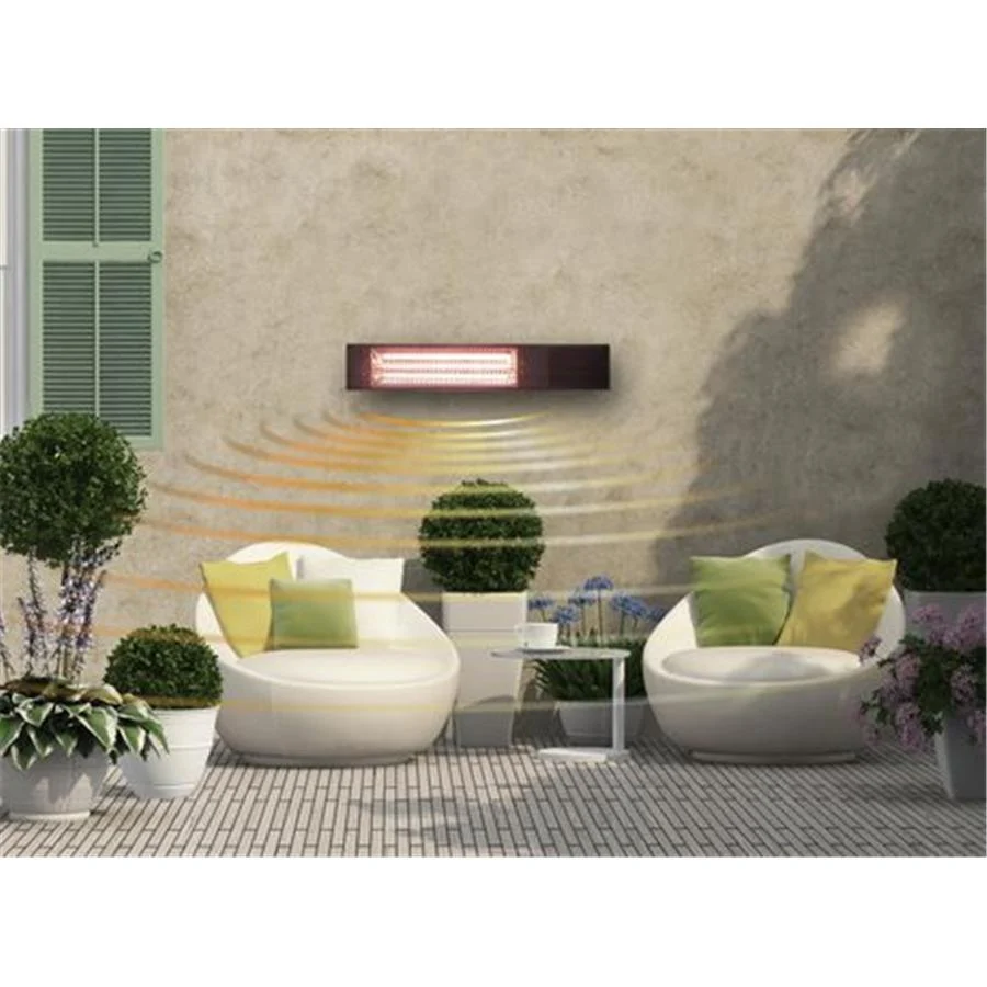 Westinghouse WES31-1892 Chaufferette Électrique de Patio Murale Infra-Rouge Noir