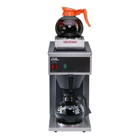 Wilbur Curtis CAFE2DB10A000 - Systèmes pour-over pour café - Cafetière à décantation pour-over 2 stations avec 1 chauffe-i...