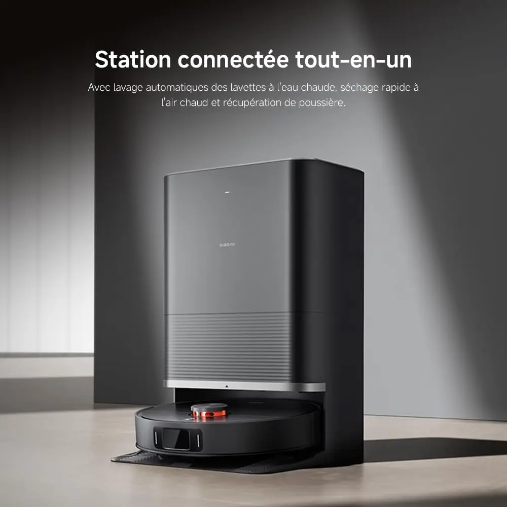 Xiaomi Robot Vacuum X20 Max - 8000 Pa | Station All--One | Lavage Automatique