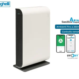 Zone d'occasions - Purificateur d'air assainissant Beghelli Sanificaaria 200 Connect Wi-Fi assainit l'air