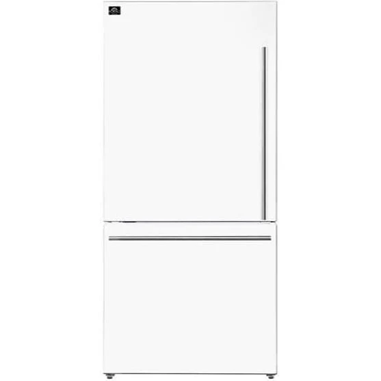 Combiné Intégrable Forno Réfrigérateur à congélateur inférieur à profondeur de comptoir de 31 pouces, 17,2 pi. cu. avec ma...