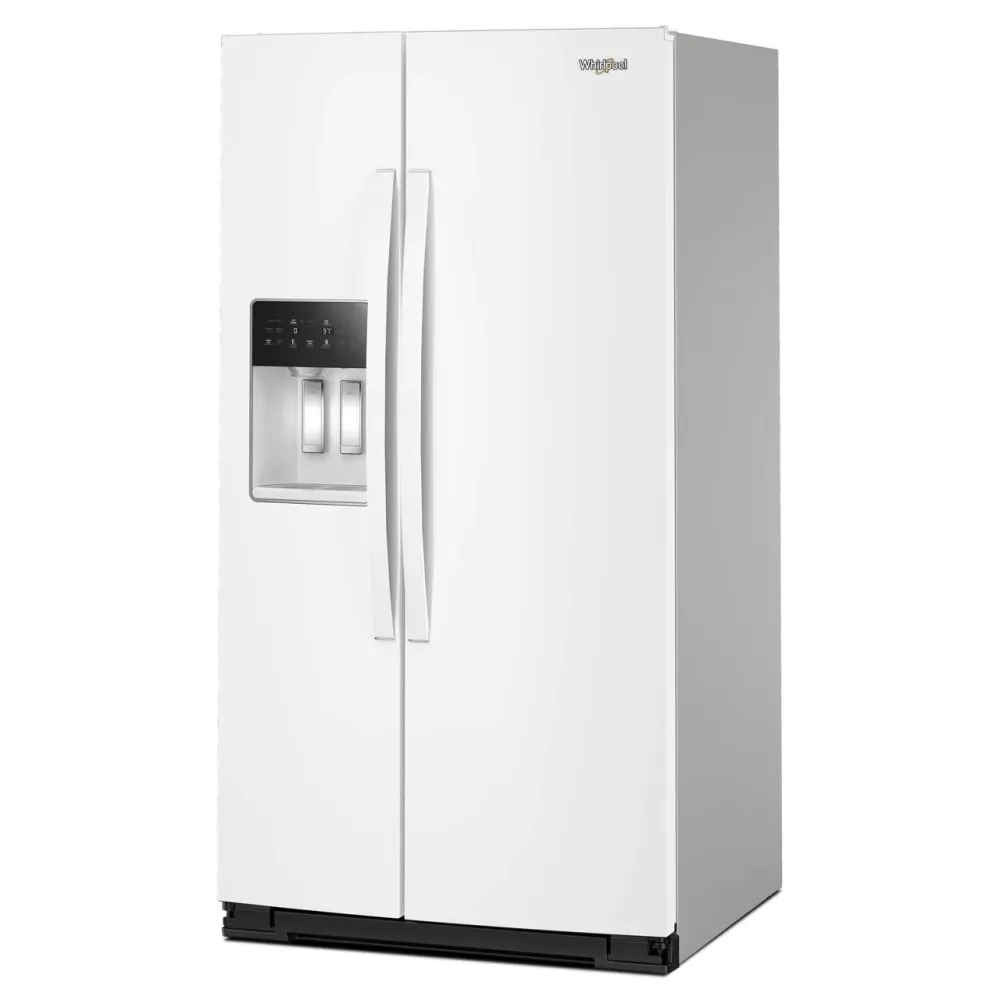 Congélateur armoire Whirlpool Réfrigérateur côte-à-côte de 36 pouces, 28 pi. cu. avec distributeur d'eau et de glace WRSF5...