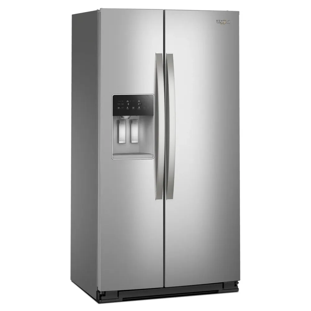 Congélateur armoire Whirlpool Réfrigérateur côte-à-côte de 36 pouces avec distributeur d'eau et de glace WRSC6536RZ