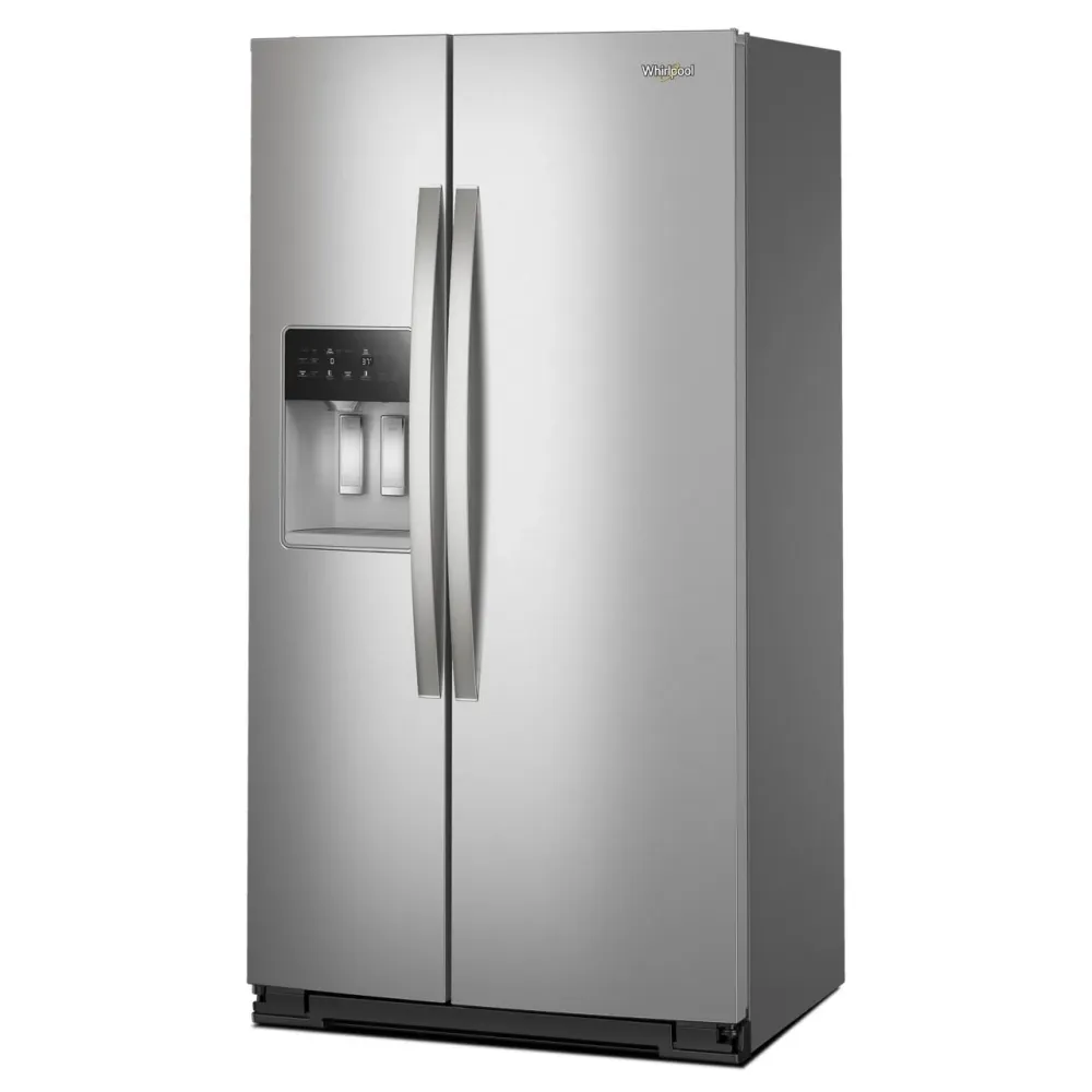 Congélateur armoire Whirlpool Réfrigérateur côte-à-côte de 36 pouces avec distributeur d'eau et de glace WRSC6536RZ