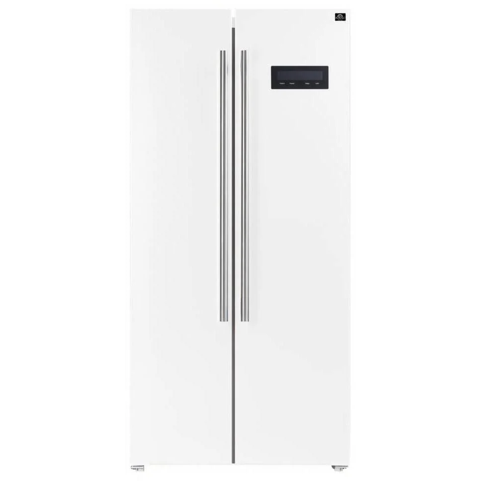 Forno Réfrigérateur côte-à-côte amovible de 33 po., 15.6 pi.cu. avec affichage DEL sur la porte FFRBI1805-33WHT (Climatiqu...