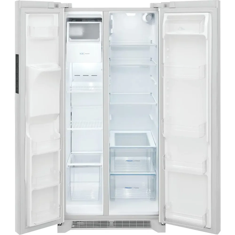 Frigidaire Réfrigérateur côte-à-côte amovible de 33 po., 22,2 pi.cu. avec système distributeur d'eau et de glaçons FRSS232...