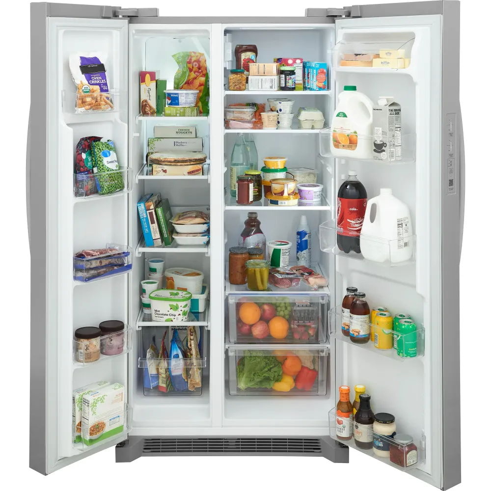 Frigidaire Réfrigérateur côte-à-côte à profondeur normal de 36 pouces, 26 pi. cu. FRSN2610AF