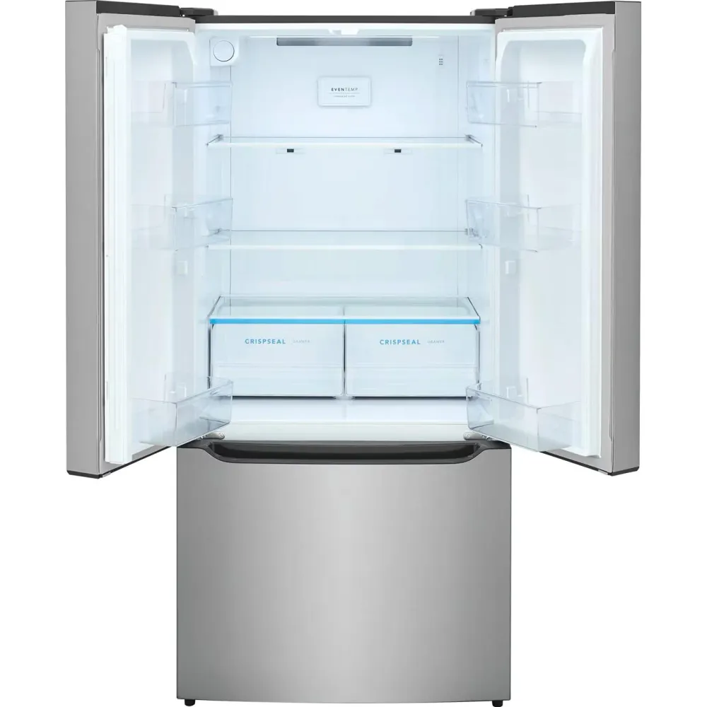 Frigidaire Réfrigérateur à portes françaises de 20 pi³ à profondeur de comptoir FRFG2033AV avec Certification NF