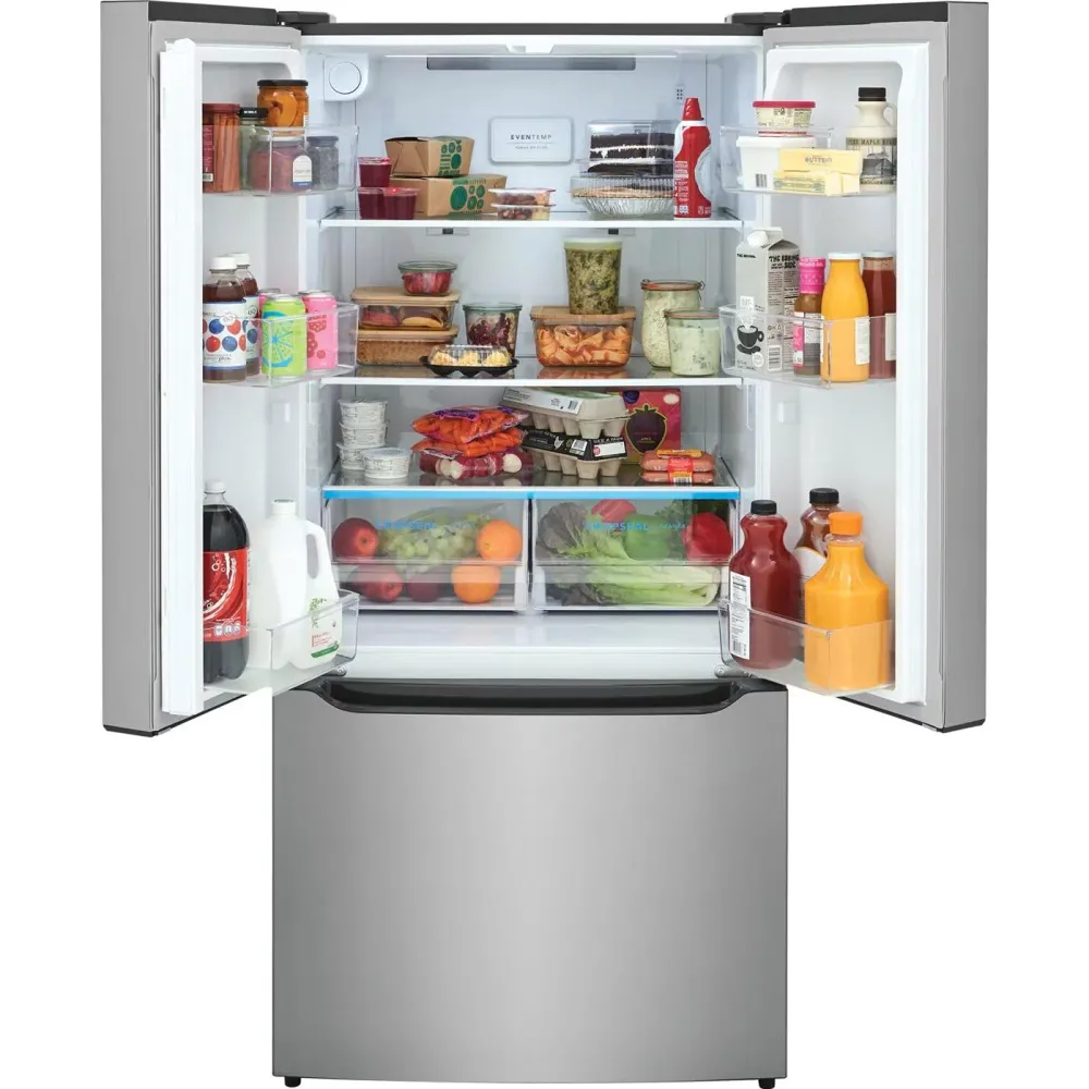 Frigidaire Réfrigérateur à portes françaises de 20 pi³ à profondeur de comptoir FRFG2033AV avec Certification NF